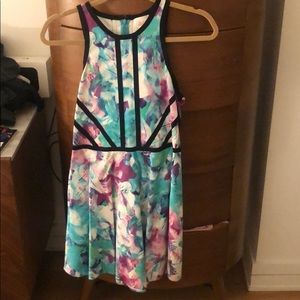 Parker multicolor dress with flowers